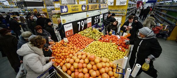 Rusya pazarında Türk meyve ve sebzeleri - Sputnik Türkiye