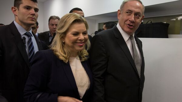 Benyamin Netanyahu ve Sara Netanyahu - Sputnik Türkiye