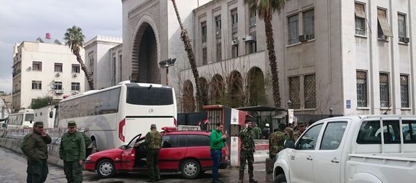 Şam'da Adliye Sarayı'na intihar saldırısı düzenlendi - Sputnik Türkiye