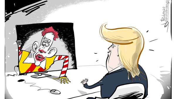 McDonald's, Trump'a 'iğrenç' dediği tweeti sildi - Sputnik Türkiye