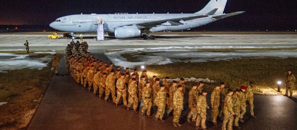 NATO’ya bağlı İngiliz askerlerin ilk bölümü Estonya’da - Sputnik Türkiye