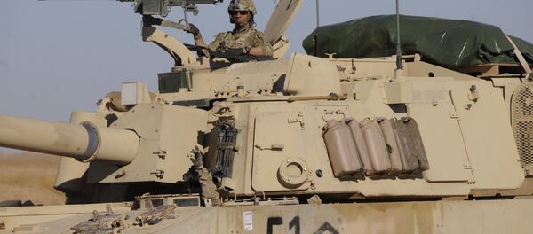 Suriye'de ABD tankı - Sputnik Türkiye