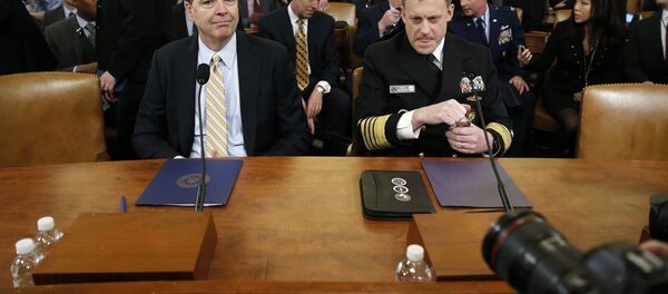 NSA Direktörü Michael Rogers ve FBI Başkanı James Comey - Sputnik Türkiye