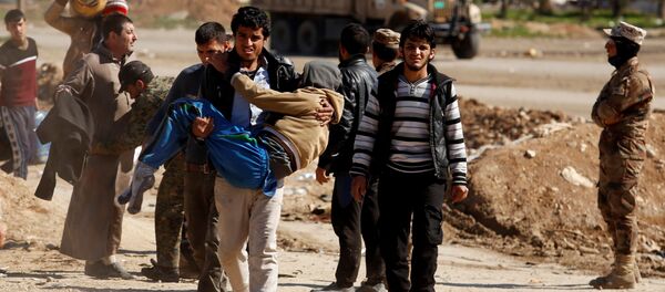 Musul'dan kaçan siviller - Sputnik Türkiye