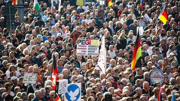 PEGIDA, kuruluşunun 2. yılını kutladı - Sputnik Türkiye