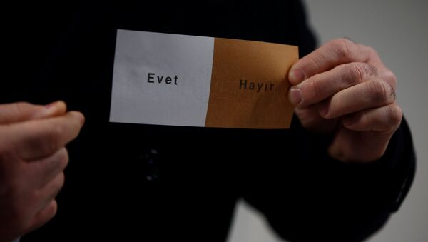 Anayasa değişikliği referandumu / Oy pusulası - Sputnik Türkiye