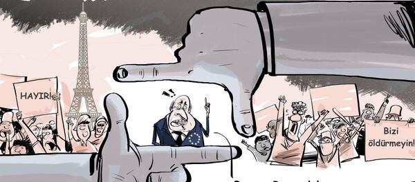 Paris. protestolar - Sputnik Türkiye