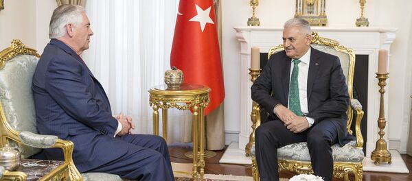 Rex Tillerson - Binali Yıldırım - Sputnik Türkiye