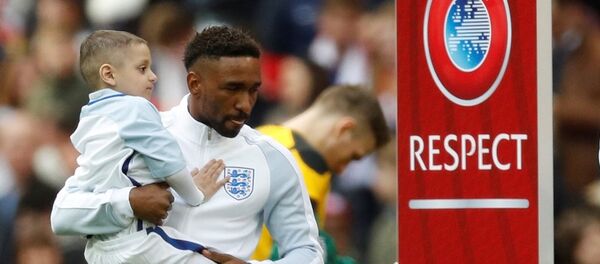 Jermain Defoe ve Bradley Lowery - Sputnik Türkiye