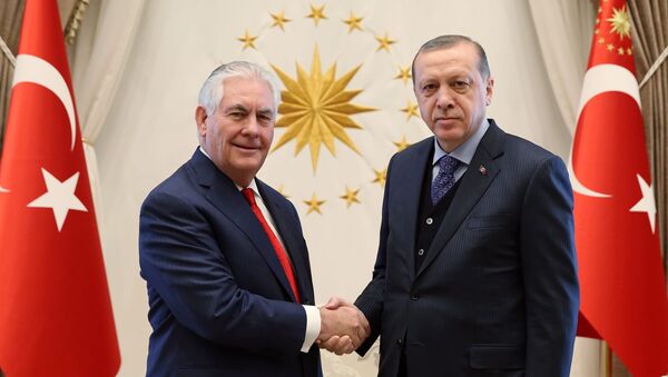 Recep Tayyip Erdoğan - Rex Tillerson - Sputnik Türkiye