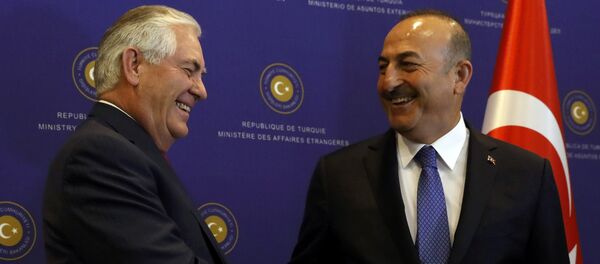 ABD Dışişleri Bakanı Rex Tillerson - Dışişleri Bakanı Mevlüt Çavuşoğlu - Sputnik Türkiye