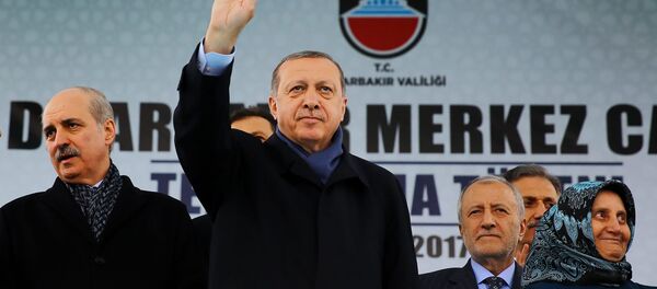 Cumhurbaşkanı Erdoğan Diyarbakır'da - Sputnik Türkiye