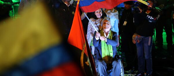 Ekvador devlet başkanlığına seçilen Lenin Moreno - Sputnik Türkiye