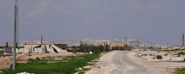 IŞİD'den alınan  Halep'teki Deyr Hafir beldesi - Sputnik Türkiye