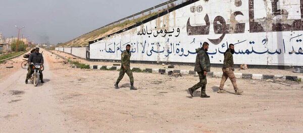 IŞİD'den alınan  Halep'teki Deyr Hafir beldesi - Sputnik Türkiye