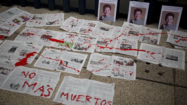 Meksika'da br ay içinde 3 gazeteci öldürüldü - Sputnik Türkiye