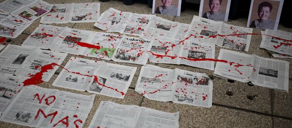 Meksika'da br ay içinde 3 gazeteci öldürüldü - Sputnik Türkiye