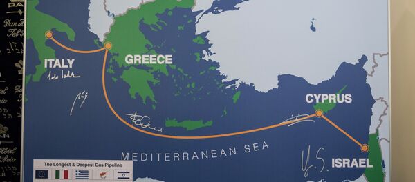 İsrail-Avrupa Doğalgaz Boru Hattı - Sputnik Türkiye