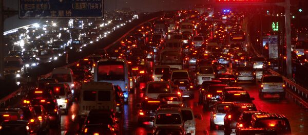 Çin'de trafik sorunu - Sputnik Türkiye
