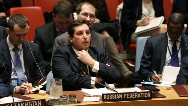 Rusya'nın Birleşmiş Milletler (BM) Daimi Temsilci Yardımcısı Vladimir Safronkov - Sputnik Türkiye