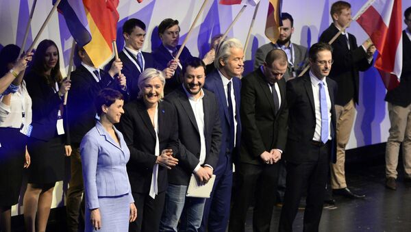 Frauke Petry - Marine Le Pen - Matteo Salvini - Geert Wilders - Sputnik Türkiye