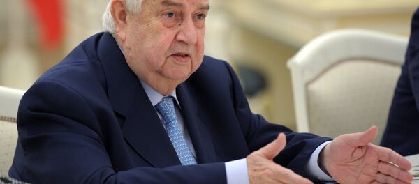 Russian President Vladimir Putin meets with Syrian Foreign Minister Walid Muallem - Sputnik Türkiye