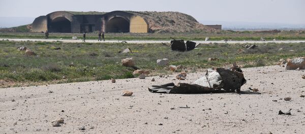 Suriye'deki Şayrat hava üssünden özel görseller. Suriye'deki Şayrat hava üssünden özel görseller. - Sputnik Türkiye