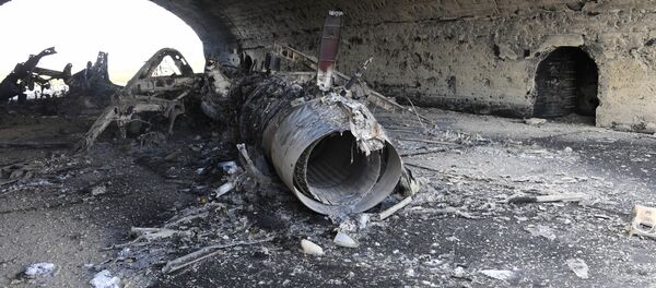 Suriye'deki Şayrat hava üssünden özel görseller. - Sputnik Türkiye