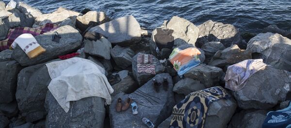 Afgan sığınmacıların eşyaları - Sputnik Türkiye