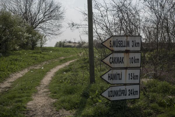  Edirne'de sınıra yakın bölgedeki köylerde yaşayanlar son dönemde Yunanistan'a geçişe şahit olmadıklarını söylüyor - Sputnik Türkiye