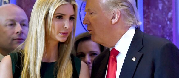 İvanka Trump ve ABD Başkanı Donald Trump İvanka Trump ve ABD Başkanı Donald Trump - Sputnik Türkiye