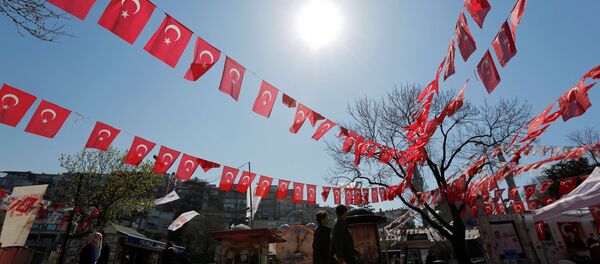 İstanbul'da partilerin referandum standları İstanbul'da partilerin referandum standları - Sputnik Türkiye