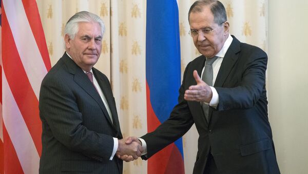 Rusya Dışişleri Bakanı Sergey Lavrov- ABD'li mevkidaşı Rex Tillerson - Sputnik Türkiye