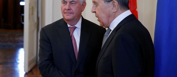 Rusya Dışişleri Bakanı Sergey Lavrov- ABD'li mevkidaşı Rex Tillerson - Sputnik Türkiye