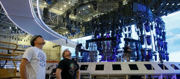 Kiev'de Eurovision Şarkı Yarışması hazırlıkları sürüyor Kiev'de Eurovision Şarkı Yarışması hazırlıkları sürüyor - Sputnik Türkiye