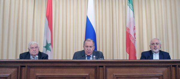 Velid Muallim - Sergey Lavrov - Muhammed Cevad Zarif - Sputnik Türkiye
