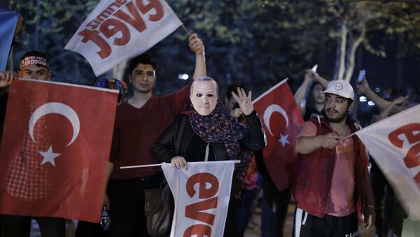 Referandum kutlamalarından kareler - Sputnik Türkiye