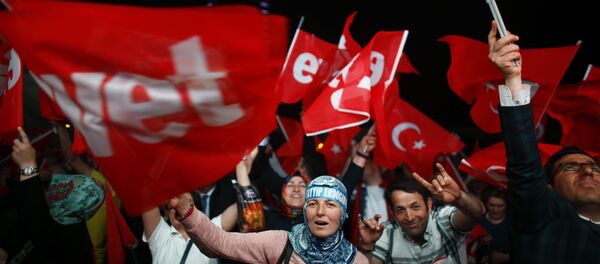 Referandum kutlamalarından kareler - Sputnik Türkiye