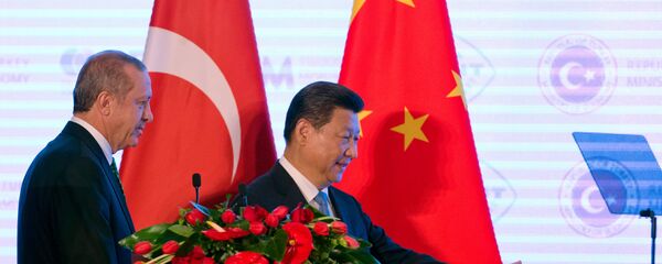 Recep Tayyip Erdoğan ve Şi Cinping Recep Tayyip Erdoğan ve Şi Cinping - Sputnik Türkiye