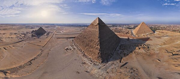 Mısır’daki Gize piramitleri. - Sputnik Türkiye