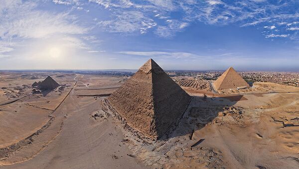 Mısır’daki Gize piramitleri. - Sputnik Türkiye
