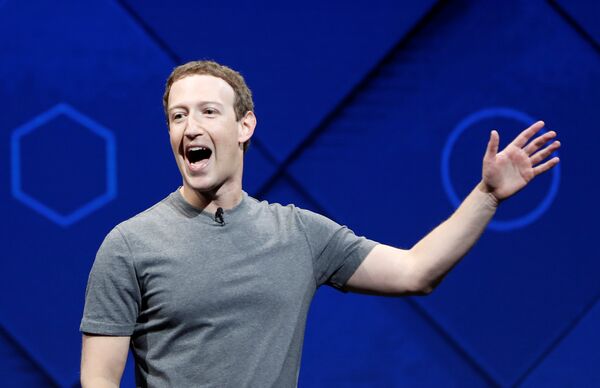 Facebook'un kurucusu Mark Zuckerberg - Sputnik Türkiye