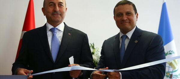 Dışişleri Bakanı Mevlüt Çavuşoğlu, Guatemalalı mevkidaşı Carlos Raul Morales Dışişleri Bakanı Mevlüt Çavuşoğlu, Guatemalalı mevkidaşı Carlos Raul Morales - Sputnik Türkiye
