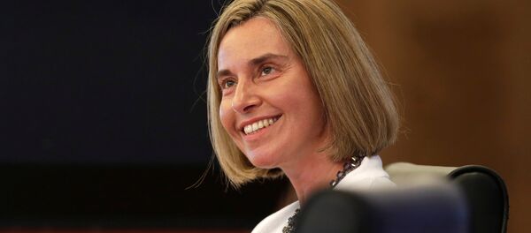 Avrupa Birliği (AB) Dışişleri ve Güvenlik Politikaları Yüksek Temsilcisi Federica Mogherini Avrupa Birliği (AB) Dışişleri ve Güvenlik Politikaları Yüksek Temsilcisi Federica Mogherini - Sputnik Türkiye