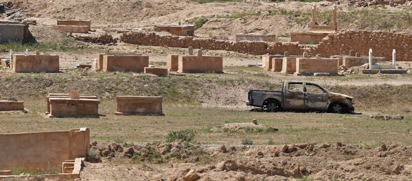 IŞİD, 2014 nisan ayında, Deyr ez-Zor’u Şam ve Palmira’ya bağlayan yolu kapattı. - Sputnik Türkiye