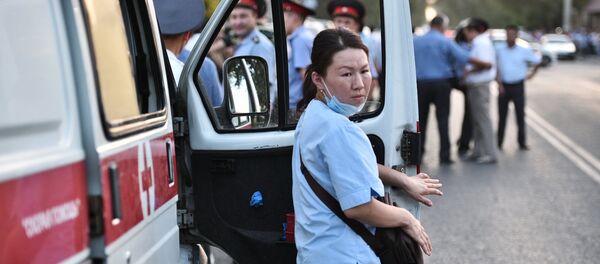 Kırgızistan'da sağlık personeli (Arşiv) - Sputnik Türkiye