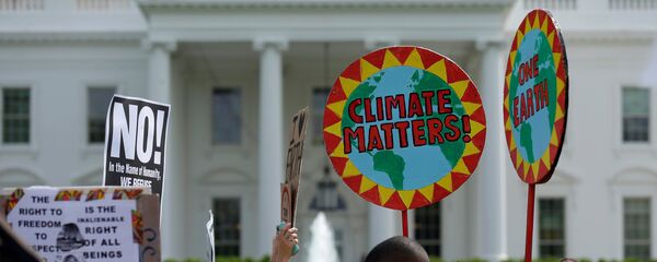 ABD iklim gösteri - Sputnik Türkiye