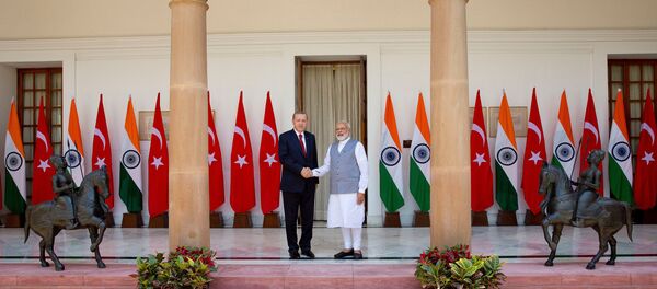 Recep Tayyip Erdoğan ve Narendra Modi - Sputnik Türkiye