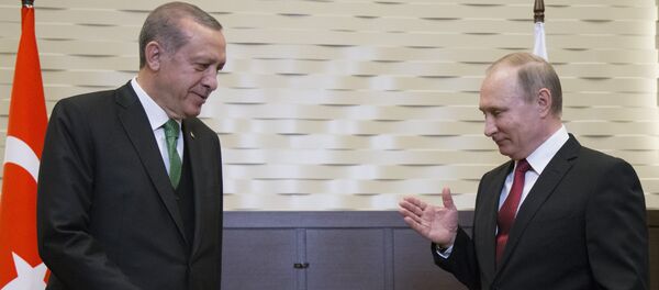 Rusya Devlet Başkanı Vladimir Putin- Türkiye Cumhurbaşkanı Recep Tayyip Erdoğan - Sputnik Türkiye