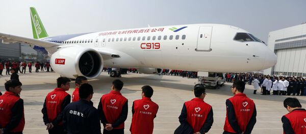 China's first big passenger plane C919 (File) - Sputnik Türkiye